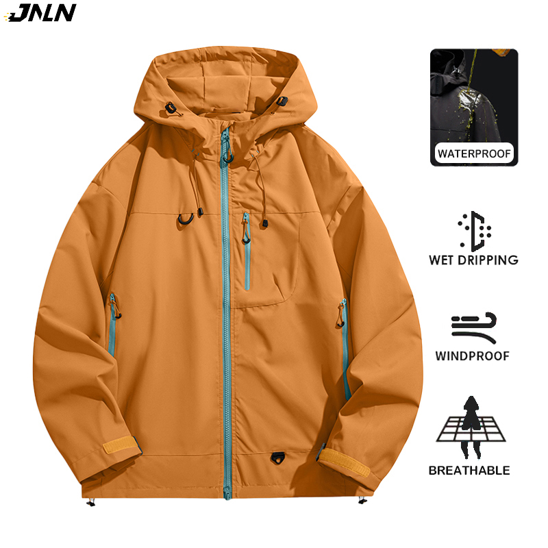 Outdoor Sport Coat - JNLN Men's Women's Waterproof Hiking Jacket