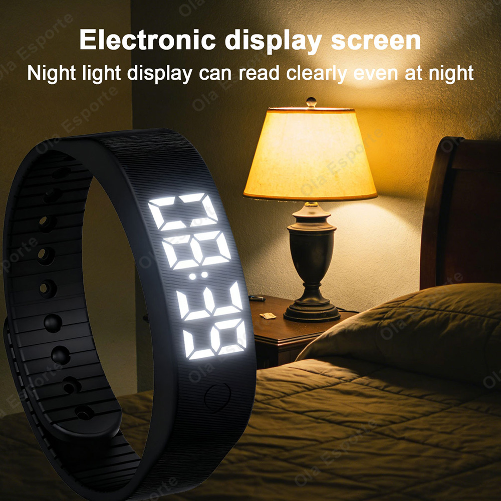 Smart Bracelet LED Digital Wat - đánh giá và giá Outdoor Sport Smart Watch