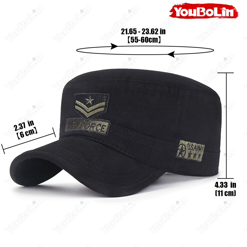 Flat-Top Military Cap, Unisex, - đánh giá và giá Academy Sports Outdoor