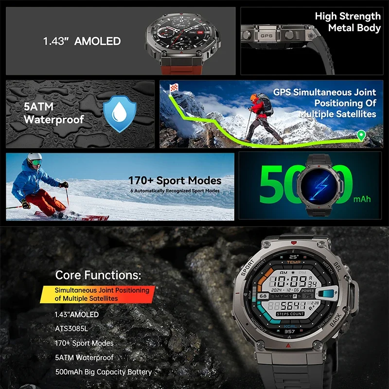 2026 New Military DM58 GPS Sma - đánh giá và giá Outdoor Sport Smart Watch