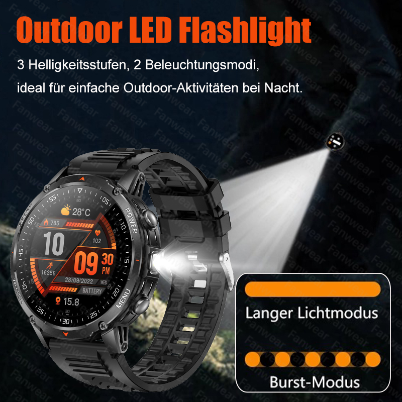 Fanwear New military outdoor r - đánh giá và giá Outdoor Sport Smart Watch