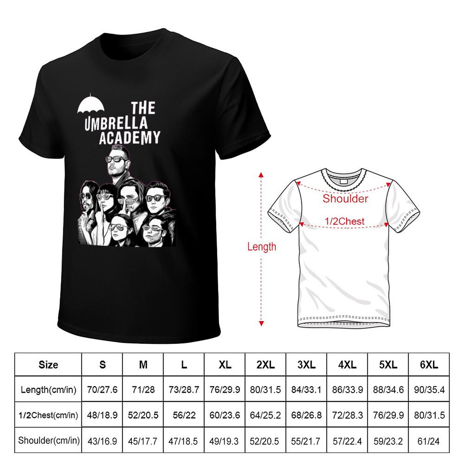 The umbrella academy T-Shirt Q - đánh giá và giá Academy Sports Outdoor